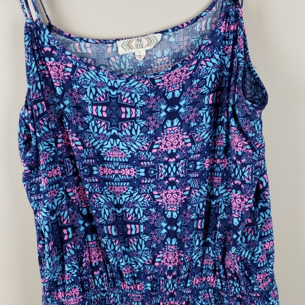 { Pink Rose} 🌹Aztec Romper - Picture 2 of 5